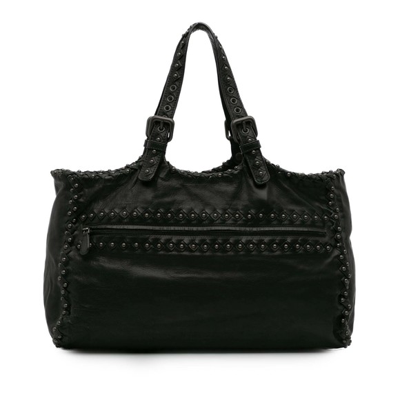 Pre-Loved Bottega Veneta Studded Leather Tote - Picture 1 of 10